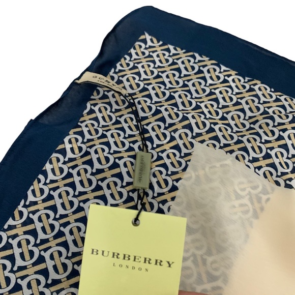 Burberry Accessories Burberry 0 Pure Silk Large Scarf Poshmark